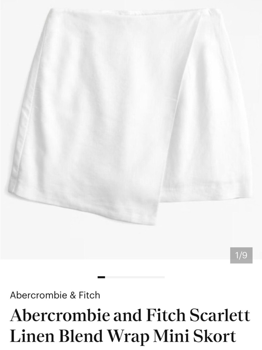 Abercrombie and Fitch Skort